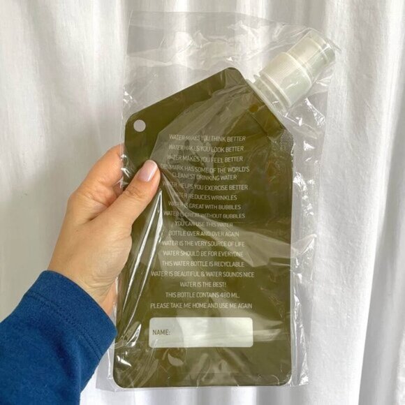 Foldable Water Bottle - 480mL, BRAND NEW - Picture 4 of 5